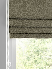 William Morris At Home Green Willow Woven Made To Measure Roman Blinds - Image 2 of 5