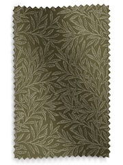 William Morris At Home Green Willow Woven Made To Measure Roman Blinds - Image 4 of 5