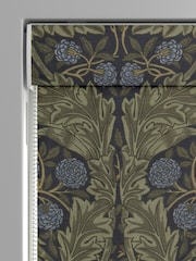 William Morris At Home Green African Marigold Velvet Made to Measure Roman Blinds - Image 3 of 5
