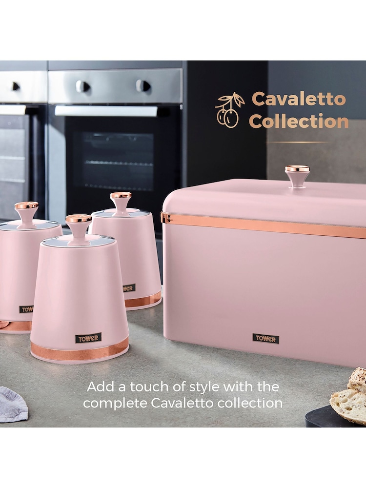 Buy Tower Set of Pink Cavaletto Canisters from the Next UK