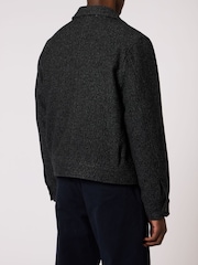 Paul Smith Black Wool Blend Harrington Jacket - Image 2 of 4