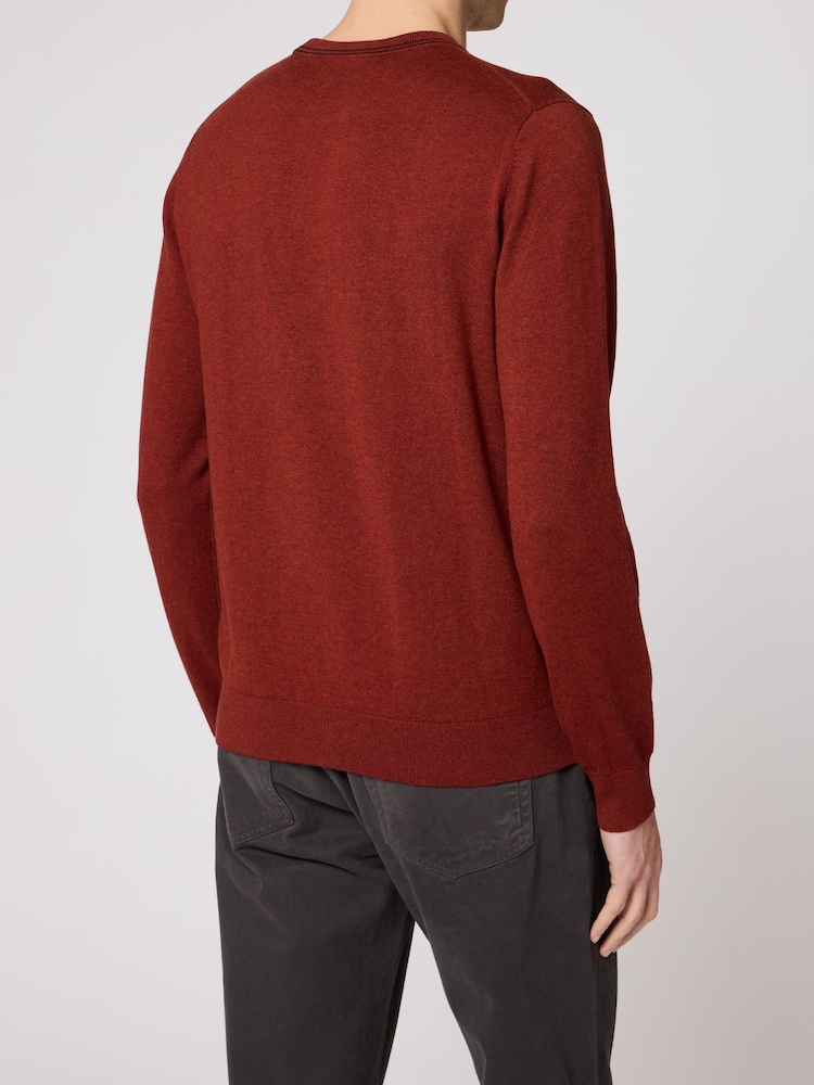 Paul Smith Red Zebra Logo Crew Neck Jumper - Image 2 of 3