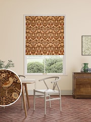 William Morris At Home Natural Strawberry Thief Velvet Made to Measure Roman Blinds - Image 1 of 5