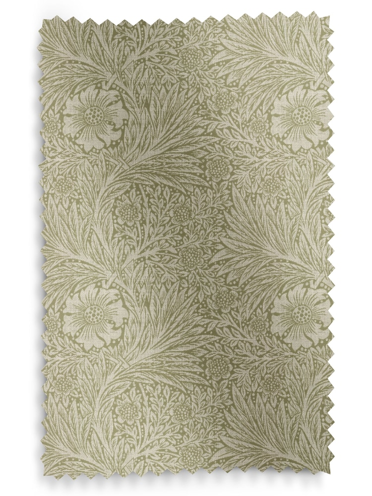 William Morris At Home Green Marigold Woven Made to Measure Roman Blinds - Image 5 of 5