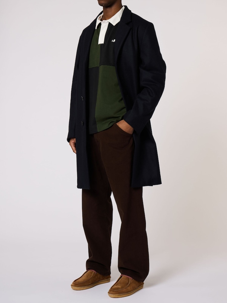 PS Paul Smith Black Colourblock Long Sleeve Polo Shirt - Image 3 of 3