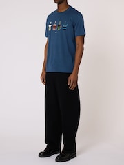 Blue Cycle - T-shirt graphique Paul Smith coupe classique - Image 3 sur 3