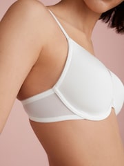 Black/White/Caramel Nude Pad Full Cup Microfibre Smoothing T-Shirt Bras 3 Pack A-E - Image 2 of 7