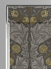 William Morris At Home Grey African Marigold Velvet Made to Measure Roman Blinds - Image 3 of 5