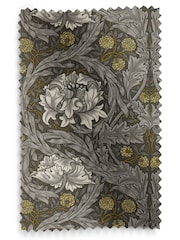 William Morris At Home Grey African Marigold Velvet Made to Measure Roman Blinds - Image 5 of 5