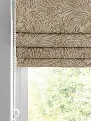 William Morris At Home Natural Marigold Velvet Made to Measure Roman Blinds - Image 2 of 5