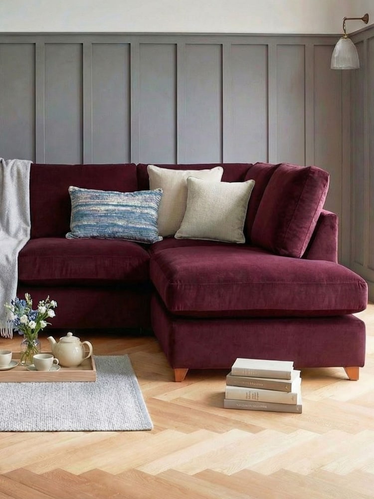 Willow & Hall Burgundy Red Alderton Sofa Bed - Image 2 of 5 Willow & Hall Burgundy Red Alderton Sofa Bed - Image 2 of 5