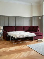 Willow & Hall Burgundy Red Alderton Sofa Bed - Image 5 of 5