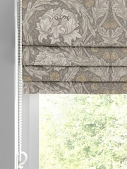 William Morris At Home Grey African Marigold Made to Measure 100% Cotton Roman Blinds - Image 2 of 5