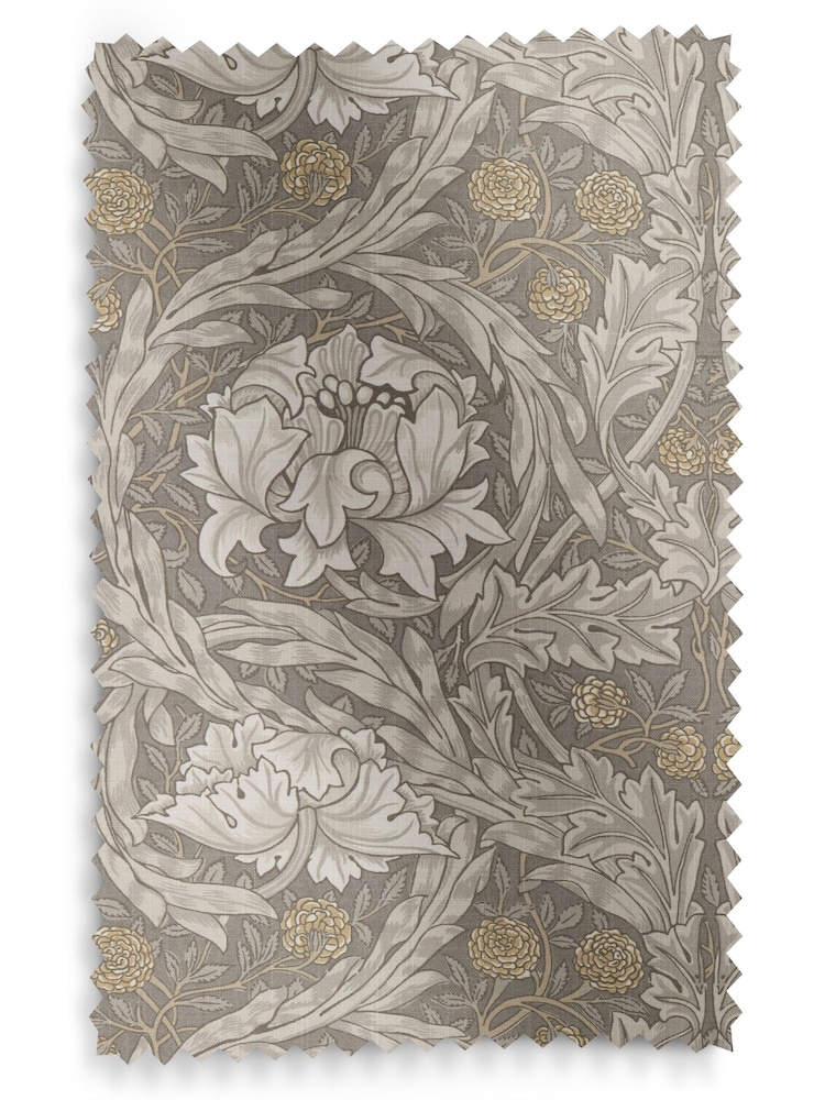 William Morris At Home Grey African Marigold Made to Measure 100% Cotton Roman Blinds - Image 5 of 5