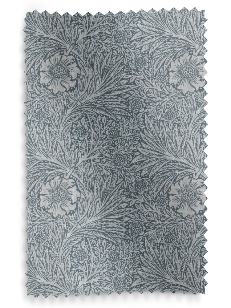 William Morris At Home Blue Marigold Woven Made to Measure Roman Blinds - Image 5 of 5