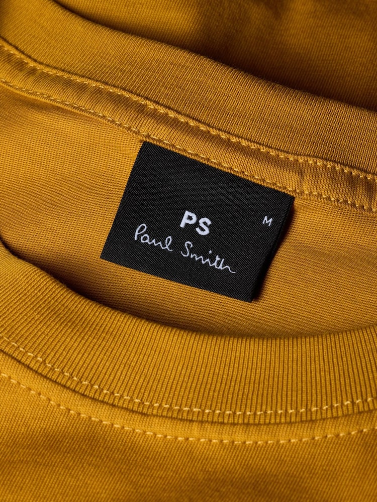 Giallo - Paul Smith Zebra Logo T-Shirt - Immagine 8 di 8