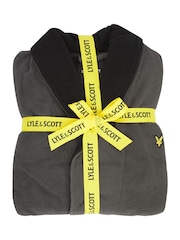 Lyle & Scott Black Adrian Bathrobe - Image 3 of 5