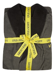Lyle & Scott Black Adrian Bathrobe - Image 4 of 5