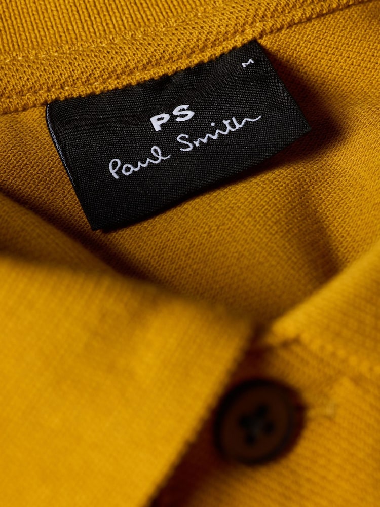 Paul Smith Yellow Zebra Logo Polo Shirt - Image 5 of 5 Paul Smith Yellow Zebra Logo Polo Shirt - Image 5 of 5