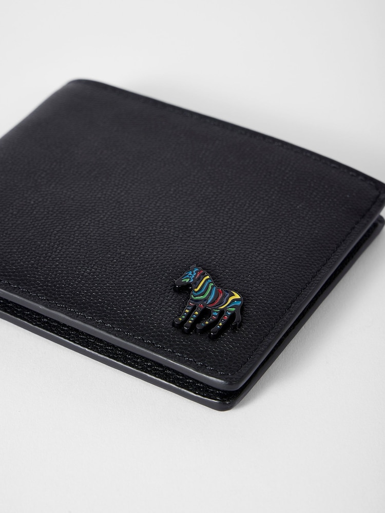 PS Paul Smith Black Zebra Logo Billfold Leather Wallet - Image 5 of 5