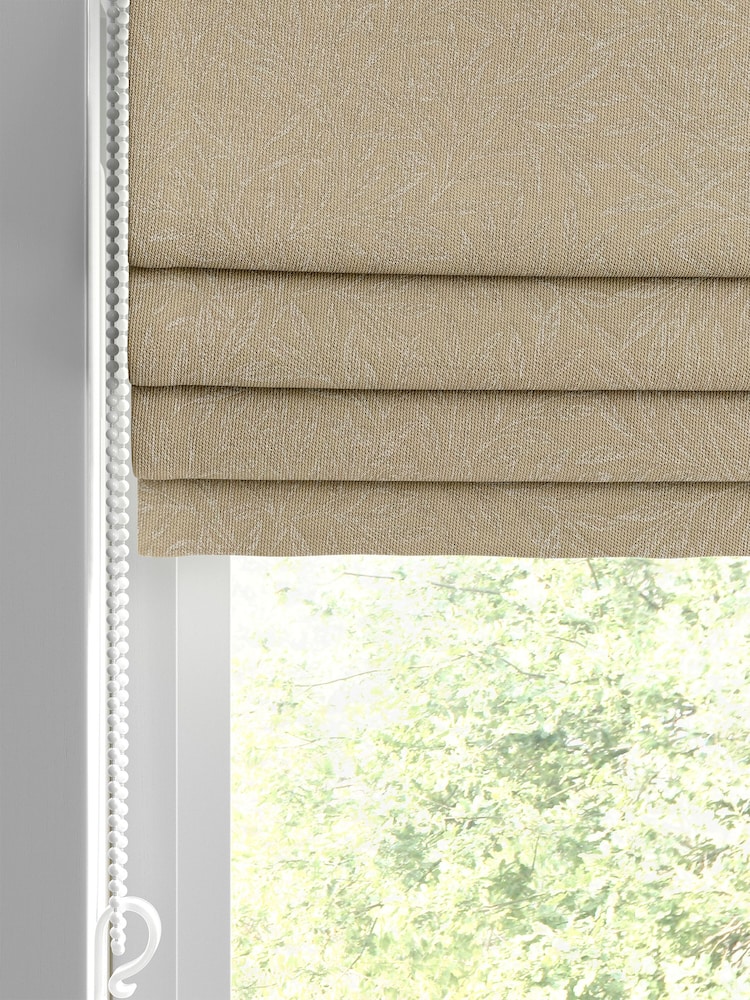 William Morris At Home Natural Willow Woven Made to Measure Roman Blinds - Image 2 of 5