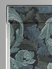 William Morris At Home Blue Acanthus Velvet Made to Measure Roman Blinds - Image 3 of 5