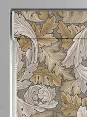 William Morris At Home Grey Acanthus Velvet Made to Measure Roman Blinds - Image 3 of 5