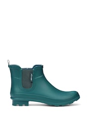 Hotter Green Wide Fit Puddle Slip-On Wellies - Image 1 of 4