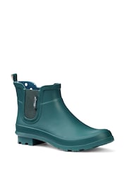 Hotter Green Wide Fit Puddle Slip-On Wellies - Image 2 of 4