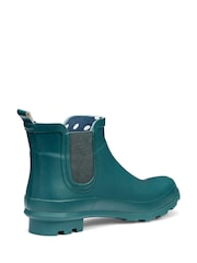 Hotter Green Wide Fit Puddle Slip-On Wellies - Image 3 of 4