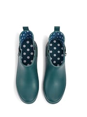 Hotter Green Wide Fit Puddle Slip-On Wellies - Image 4 of 4
