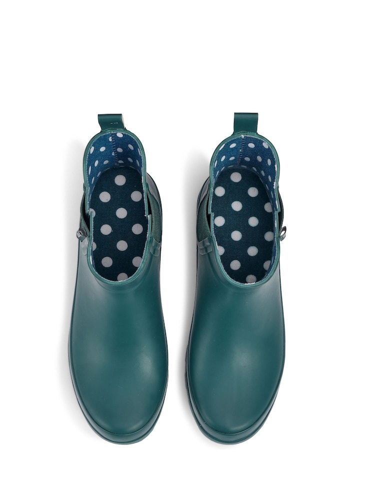 Hotter Green Wide Fit Puddle Slip-On Wellies - Image 4 of 4 Hotter Green Wide Fit Puddle Slip-On Wellies - Image 4 of 4
