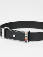 PS Paul Smith Signature Stripe Leather Bracelet - 6суретінің 5 суреті