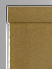 William Morris At Home Yellow Lodden Embroidery Made to Measure 100% Cotton Roman Blinds - Image 3 of 5