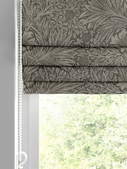 William Morris At Home Grey Marigold Velvet Made to Measure Roman Blinds - Image 2 of 5