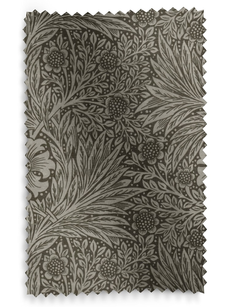 William Morris At Home Grey Marigold Velvet Made to Measure Roman Blinds - Image 5 of 5