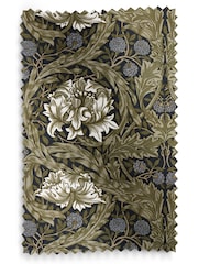 William Morris At Home Green African Marigold Made to Measure 100% Cotton Roman Blinds - Image 6 of 6