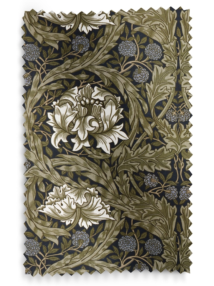 William Morris At Home Green African Marigold Made to Measure 100% Cotton Roman Blinds - Image 6 of 6