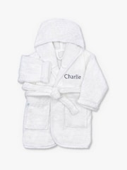 Babyblooms 100% Cotton Personalised Bathrobe with Luxury Hooded Towel - Image 2 of 5