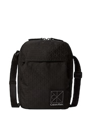 Calvin Klein Black Water Repellent Cross-Body Camera Bag - Image 1 of 6