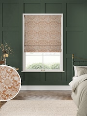 William Morris At Home Orange Sunflower Made to Measure 100% Cotton Roman Blinds - Image 1 of 6