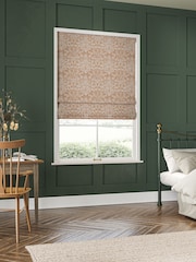 William Morris At Home Orange Sunflower Made to Measure 100% Cotton Roman Blinds - Image 5 of 6