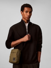 Calvin Klein Brown Water Repellent Cross-Body Camera Bag - Image 1 of 3