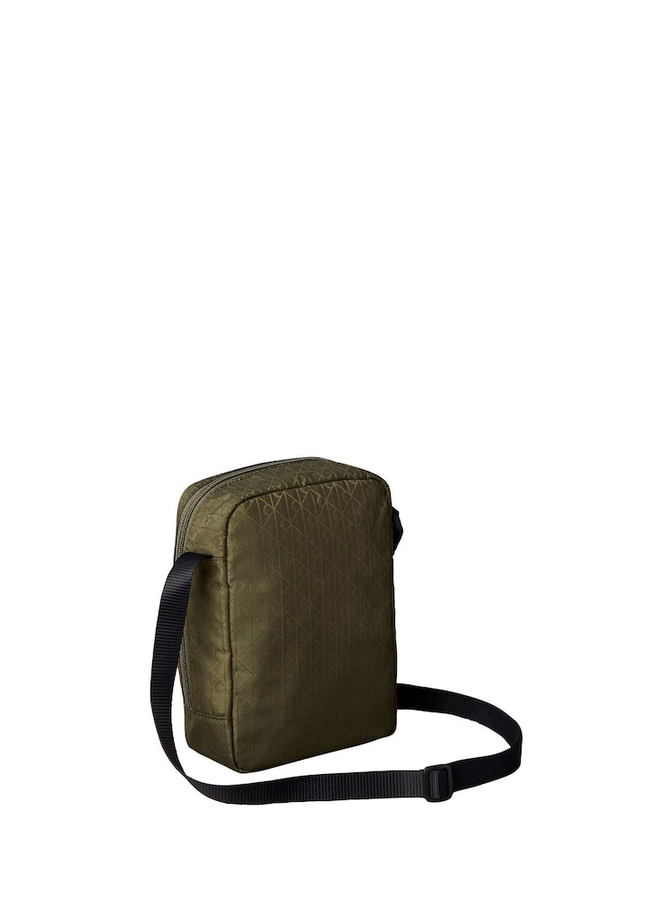 Calvin Klein Brown Water Repellent Cross-Body Camera Bag - Image 2 of 3 Calvin Klein Brown Water Repellent Cross-Body Camera Bag - Image 2 of 3