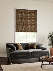 William Morris At Home Natural African Marigold Velvet Made to Measure Roman Blinds - Image 5 of 6