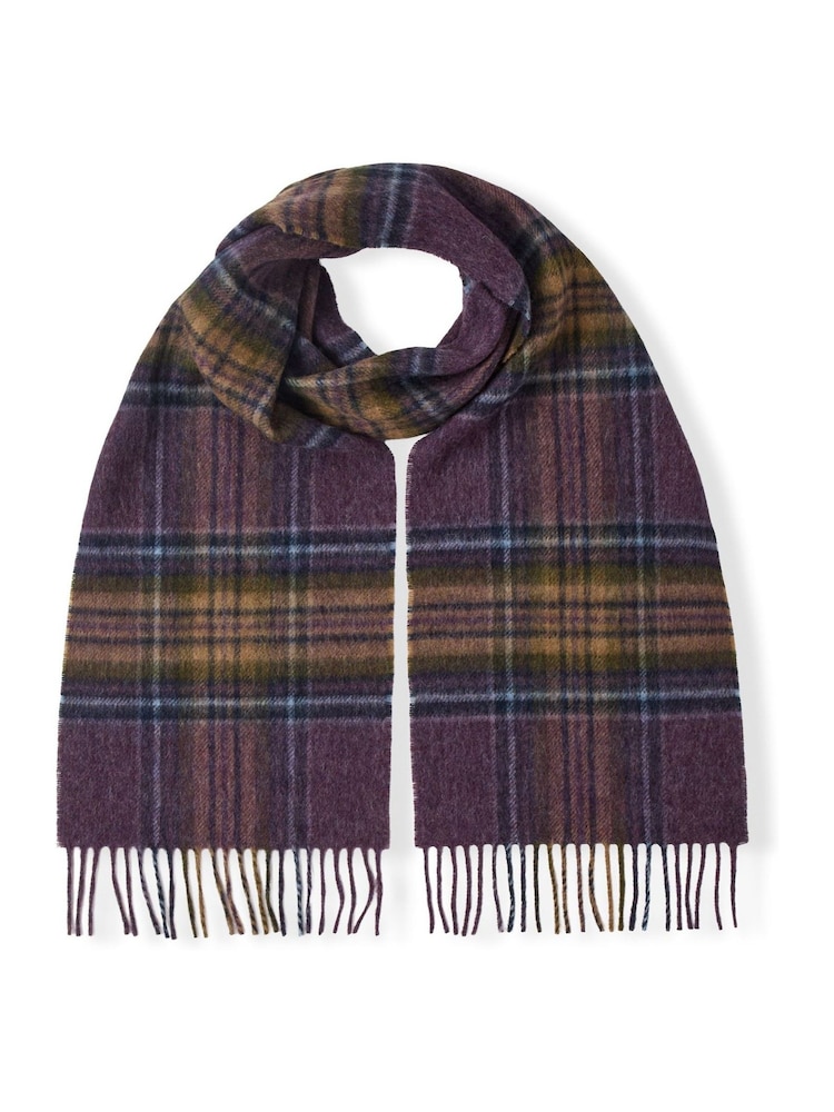 Celtic & Co. Green Woven Check Scarf - Image 1 of 3 Celtic & Co. Green Woven Check Scarf - Image 1 of 3