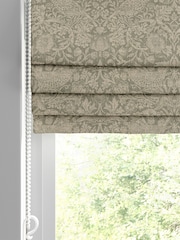 William Morris At Home Green Strawberry Thief Woven Made to Measure Roman Blinds - Image 2 of 6