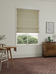 William Morris At Home Green Strawberry Thief Woven Made to Measure Roman Blinds - Image 5 of 6