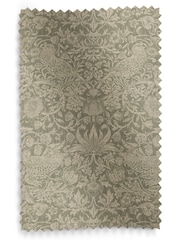 William Morris At Home Green Strawberry Thief Woven Made to Measure Roman Blinds - Image 6 of 6