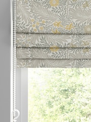 William Morris At Home Grey Larkspur Made to Measure 100% Cotton Roman Blinds - Image 2 of 6